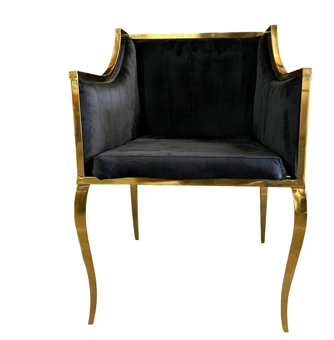 Black Gold Frame Electra Armchair