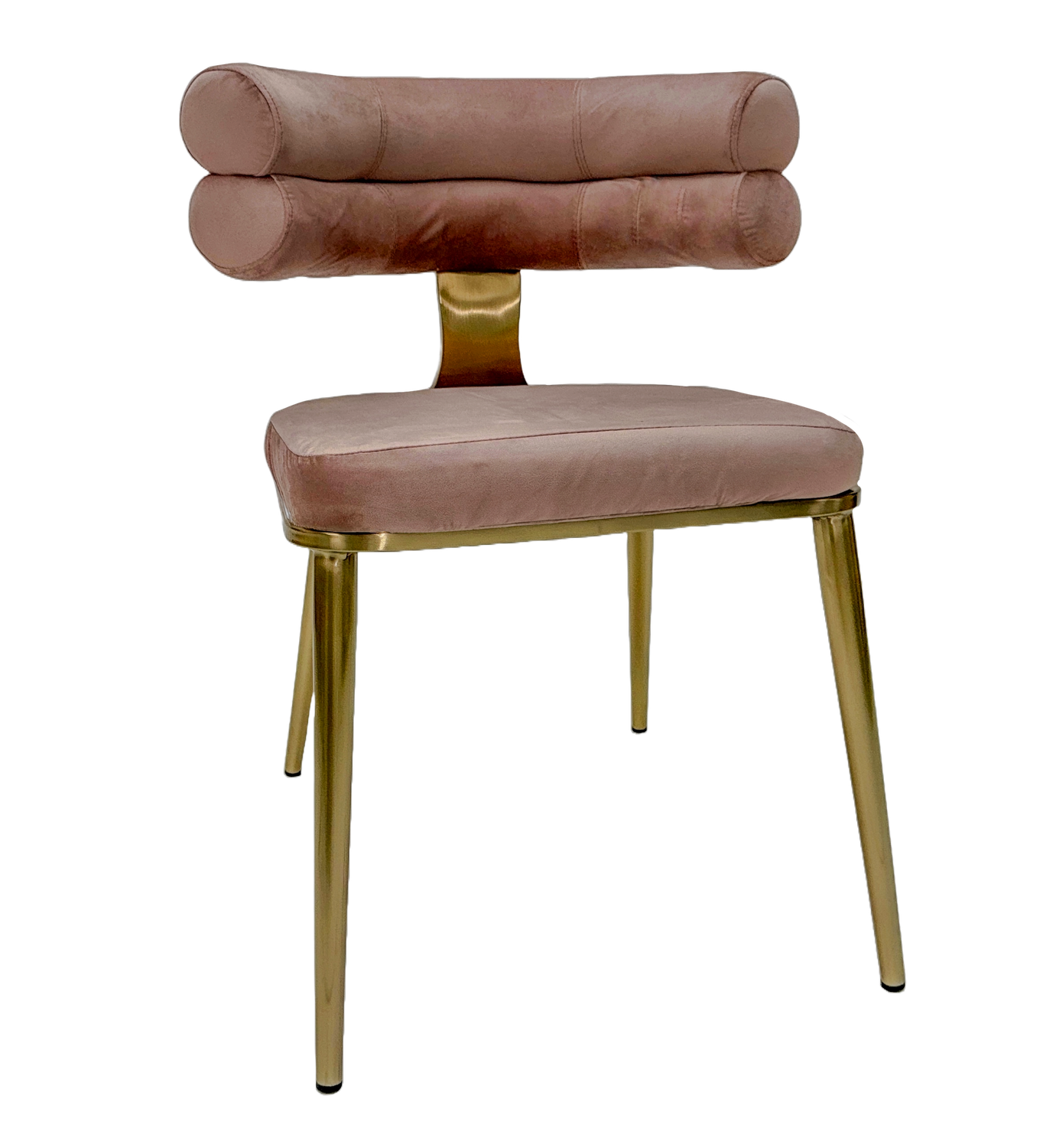 Blush Curved Bella Chair
