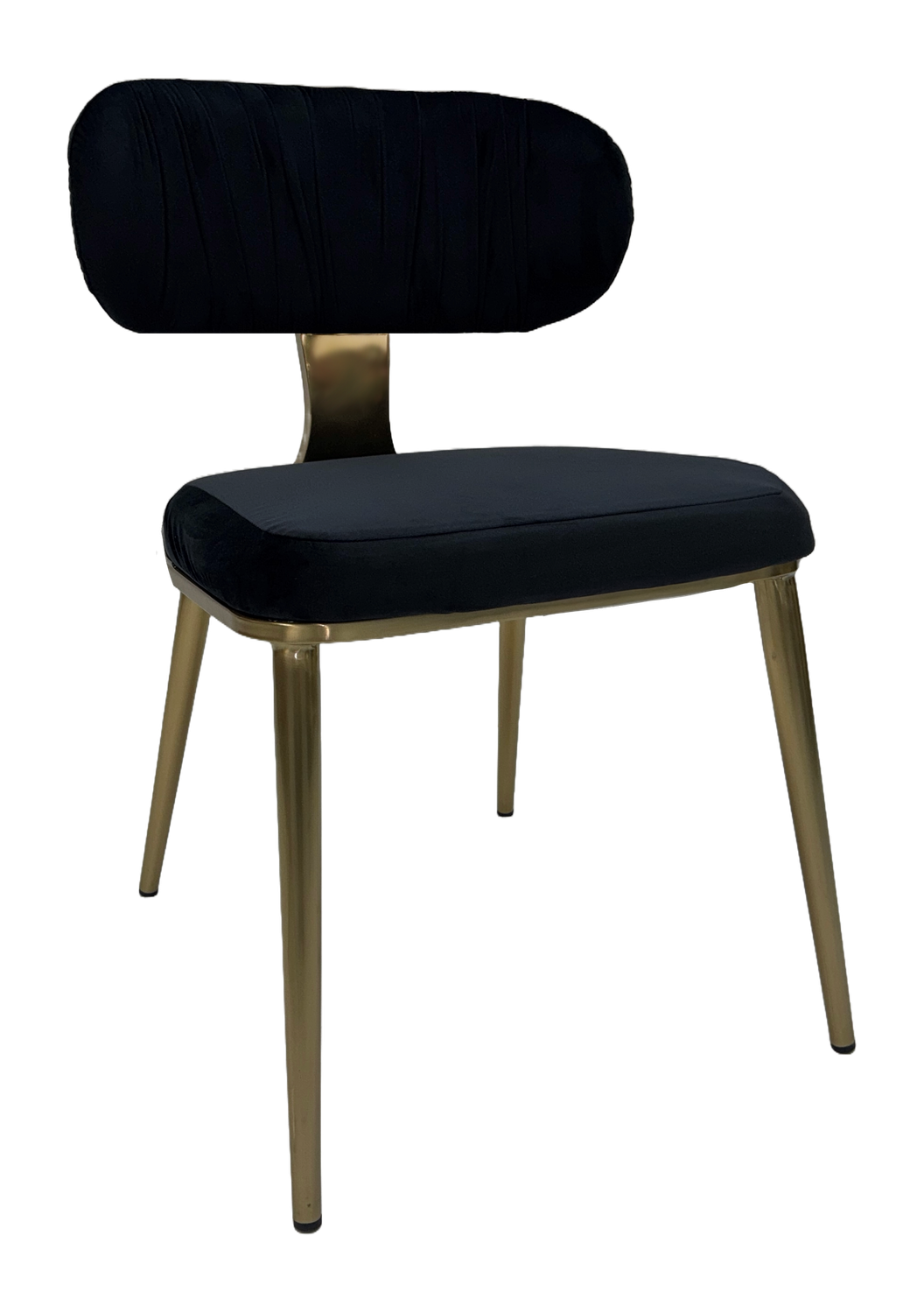 Black Pleated Bella Chair