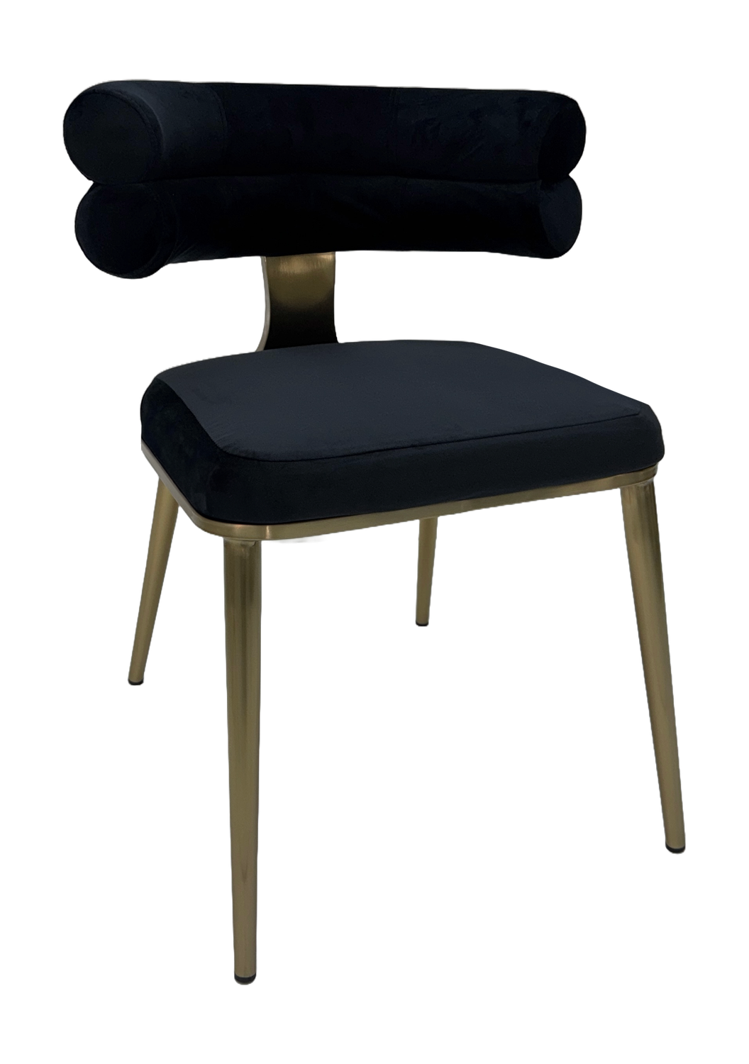 Black Curved Bella Chair