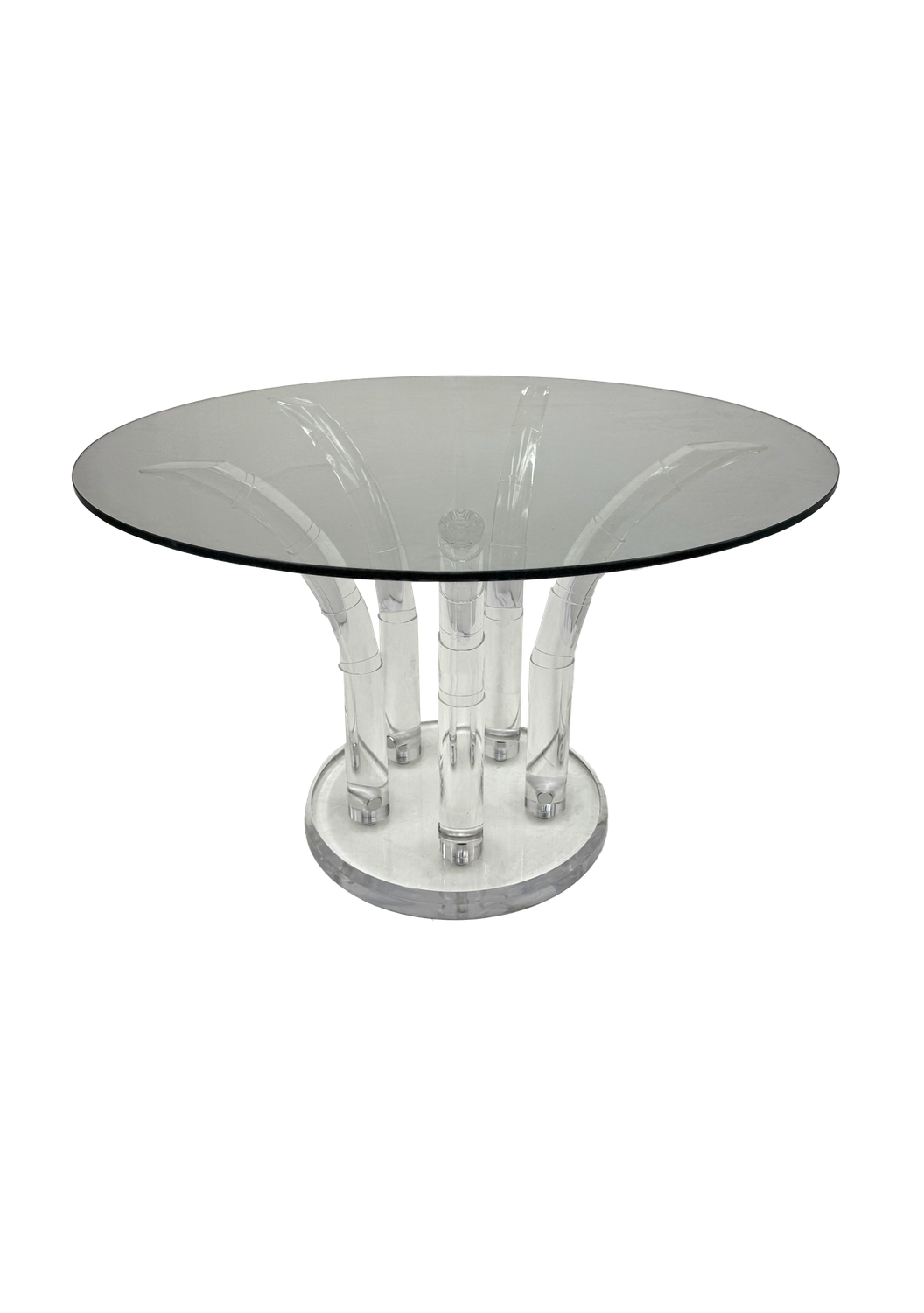 Clear Palm Coffee Table