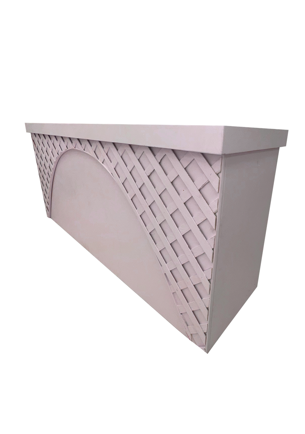 8ft Blush Lattice Bar - Customizable