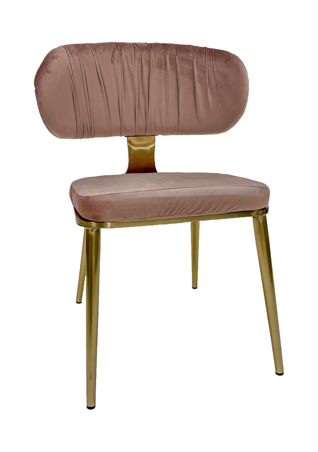 Blush Pleated Chair