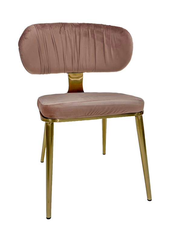 Blush Pleated Chair