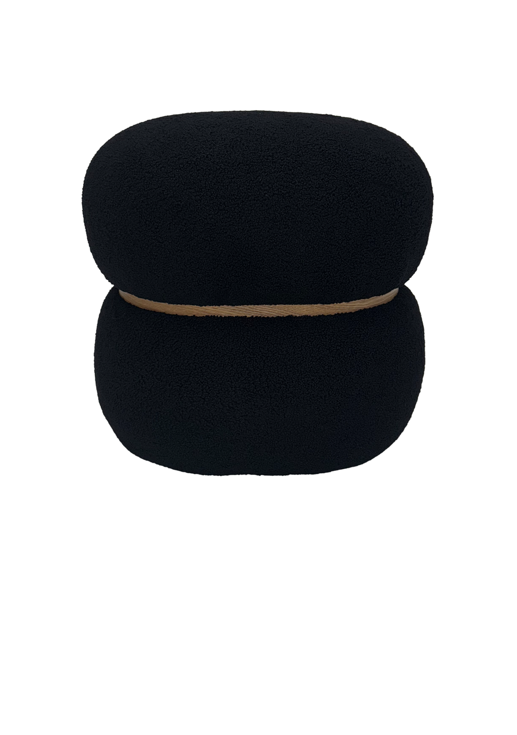 Black Marshmallow Ottoman
