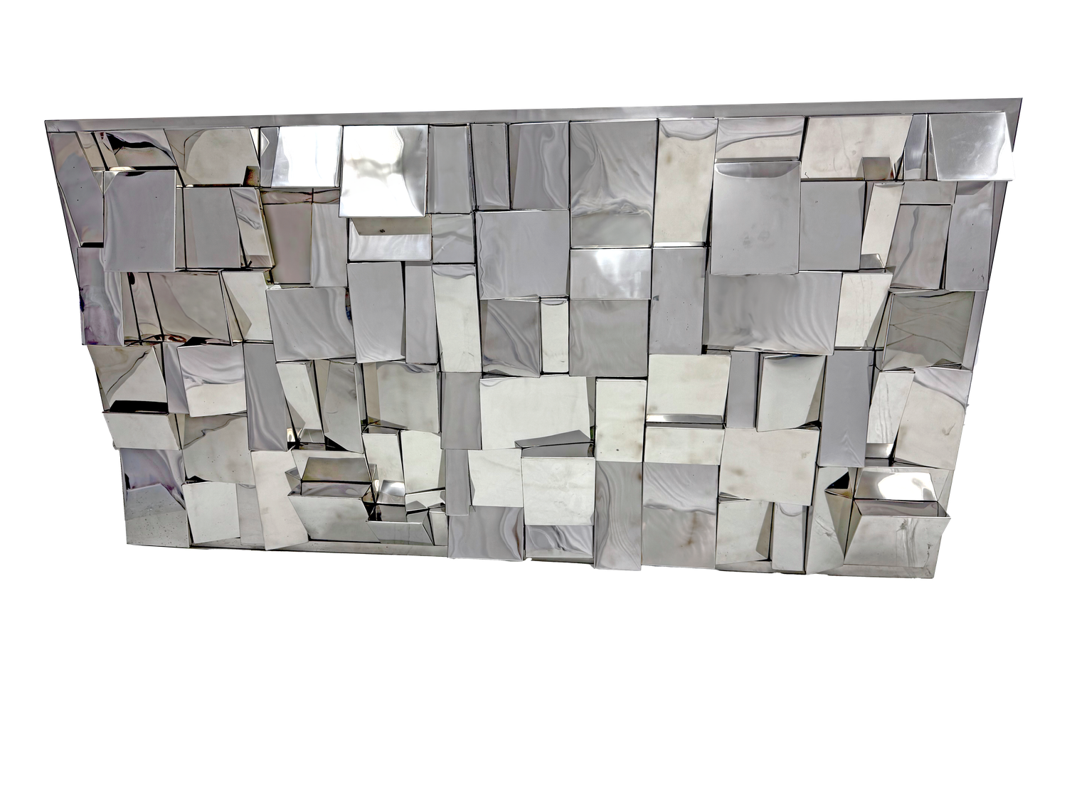 8ft Silver Mosaic Bar