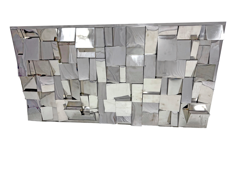 8ft Silver Mosaic Bar