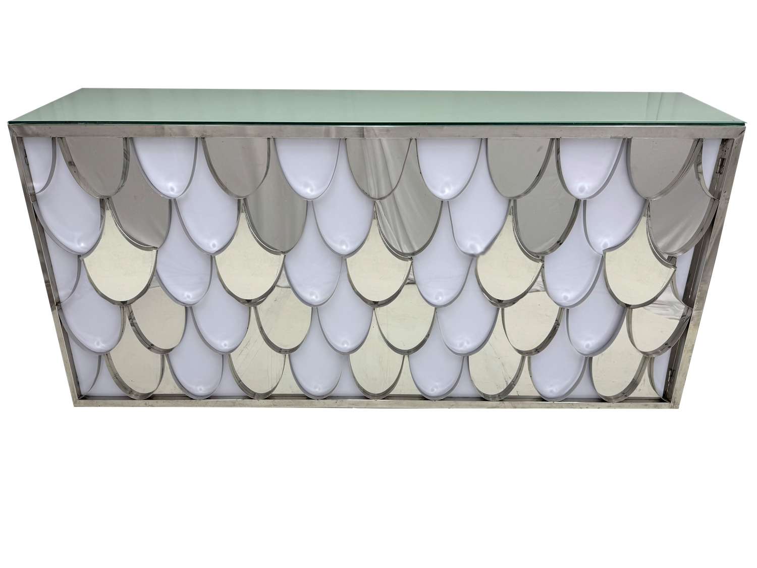 8ft Silver Shell Bar