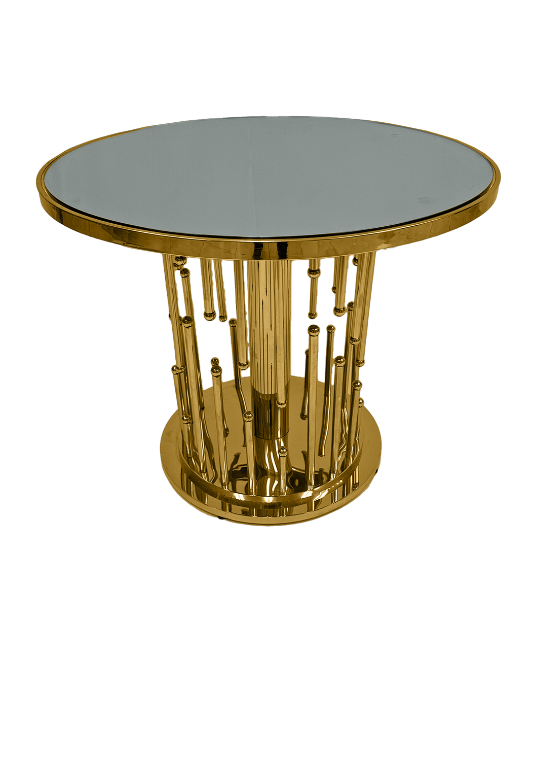 Low Gold Chandelier Cocktail Table