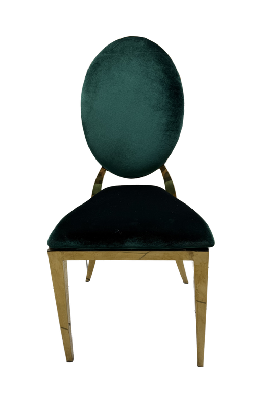 Gold and Green Washington Chair