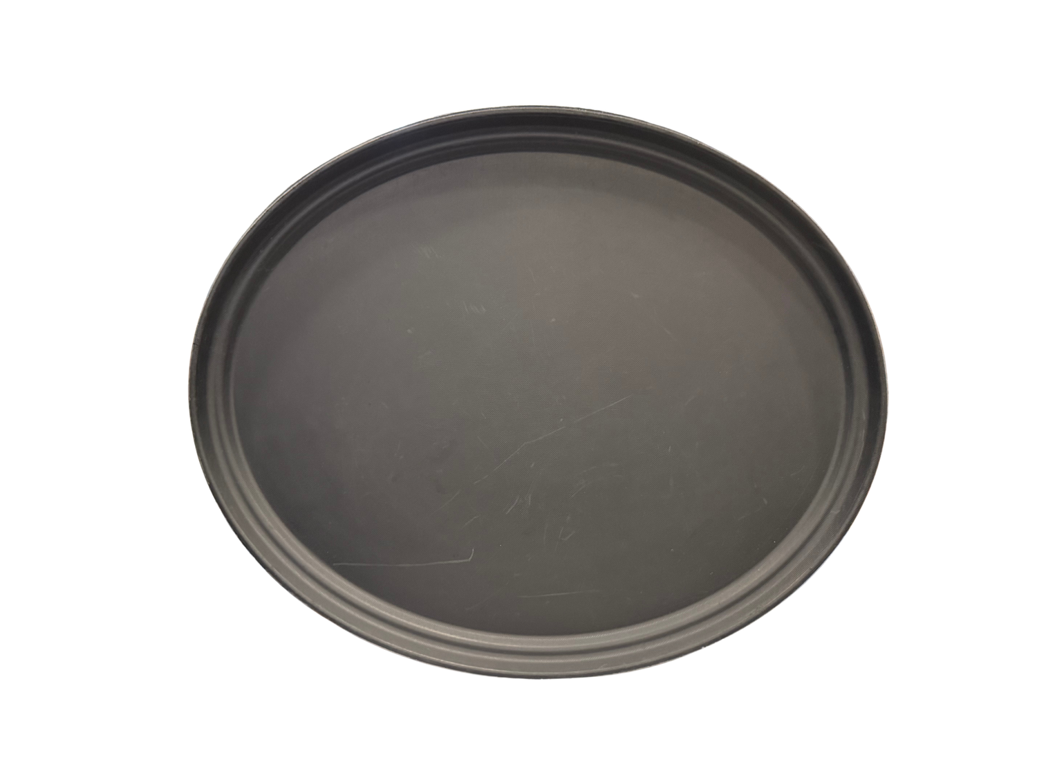 40 Inch Black Oval Tray