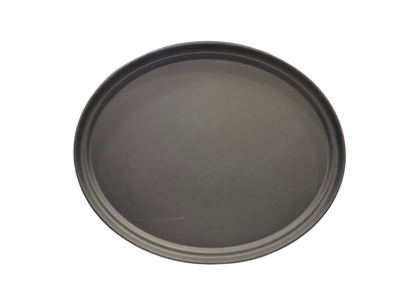 40 Inch Black Oval Tray
