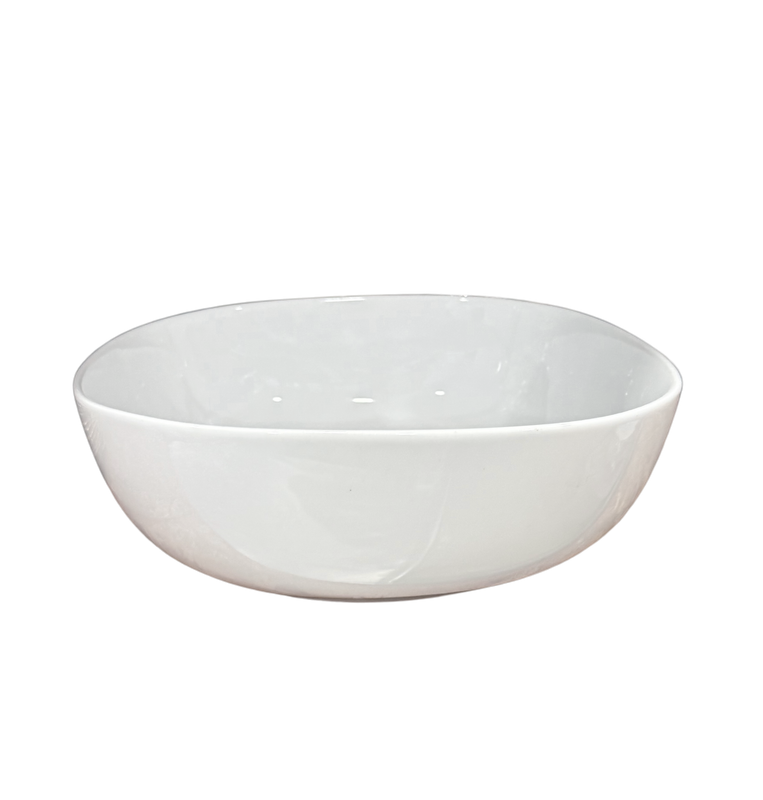 White Serving Bowl