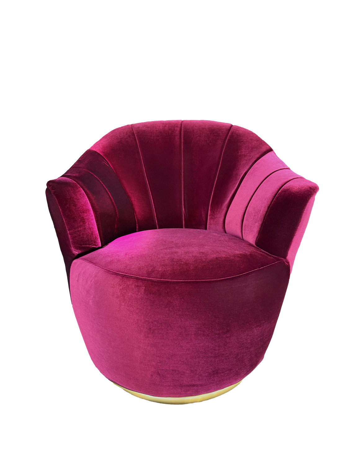 Burgundy Manhattan Armchair