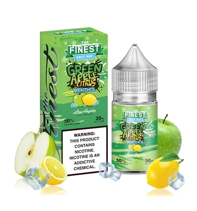 The Finest Salts | Green Apple Citrus Menthol