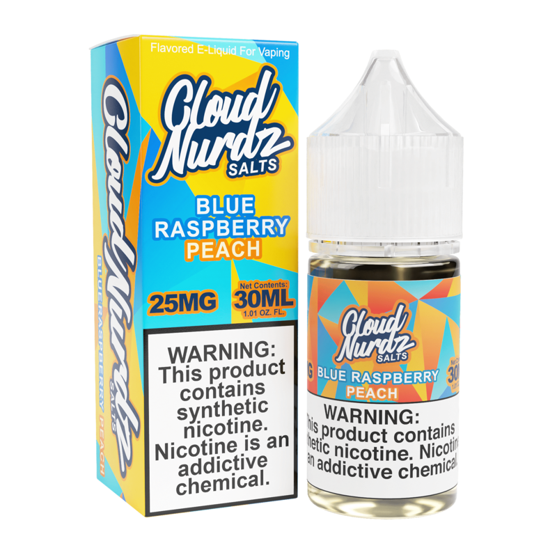 Cloud Nurdz Salts | Peach Blue Raspberry