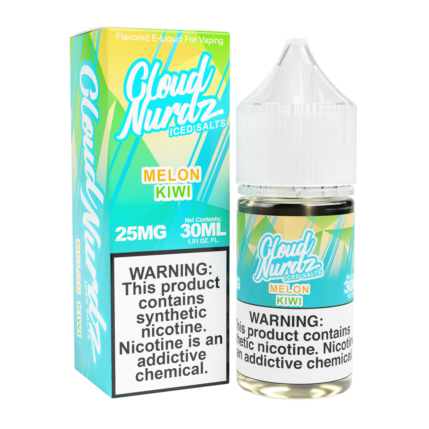 Cloud Nurdz Salts | Melon Kiwi Ice