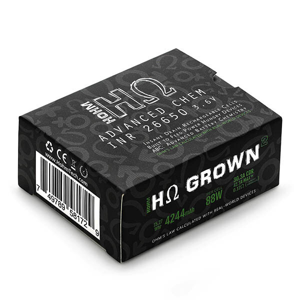 Hohm Grown 26650 Battery