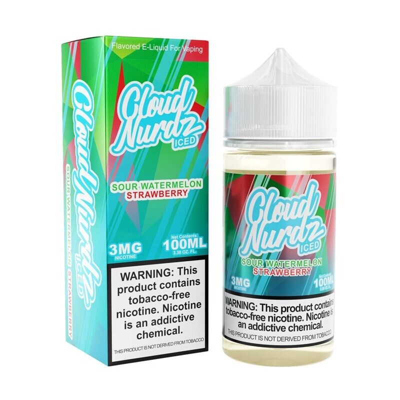 Cloud Nurdz | Sour Watermelon Strawberry Ice