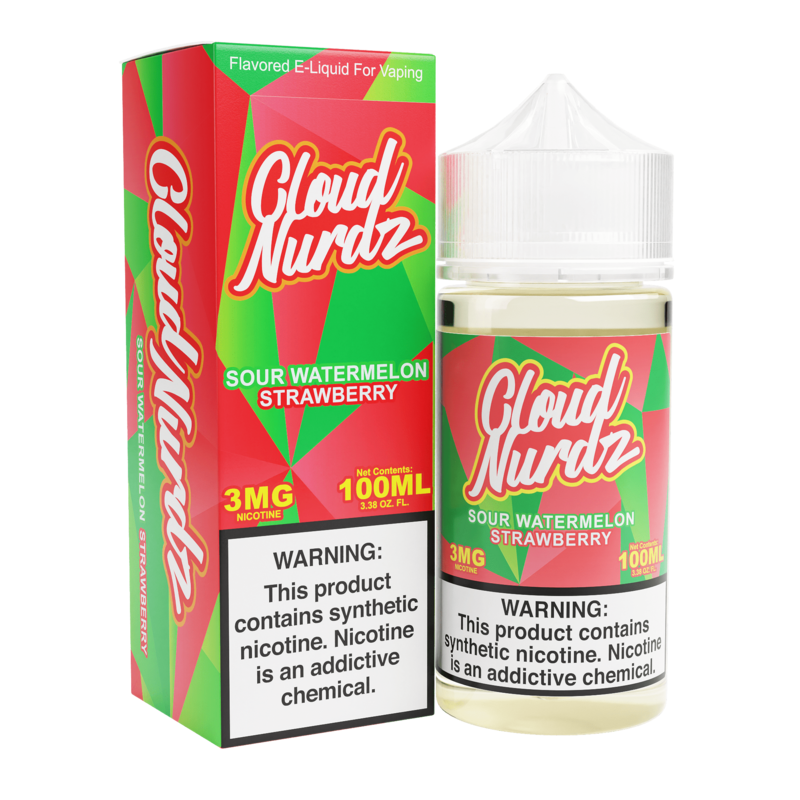 Cloud Nurdz | Sour Watermelon Strawberry