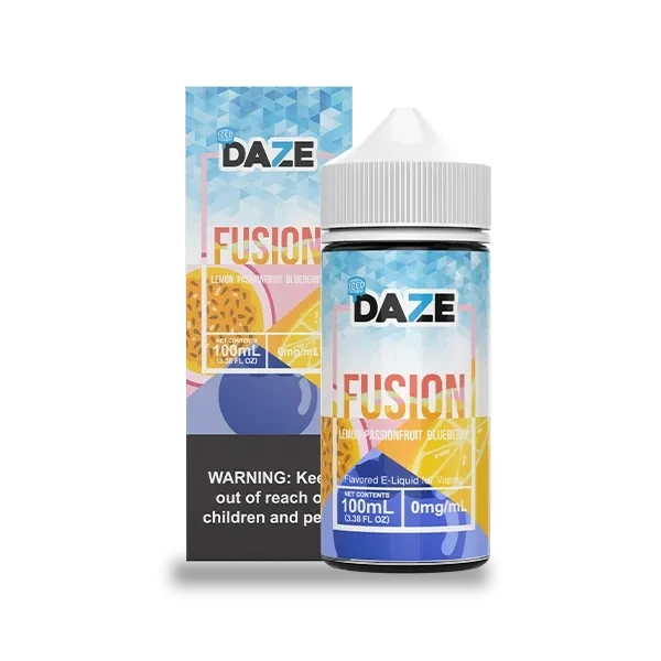 Daze Fusion | Lemon Passionfruit Blueberry Iced