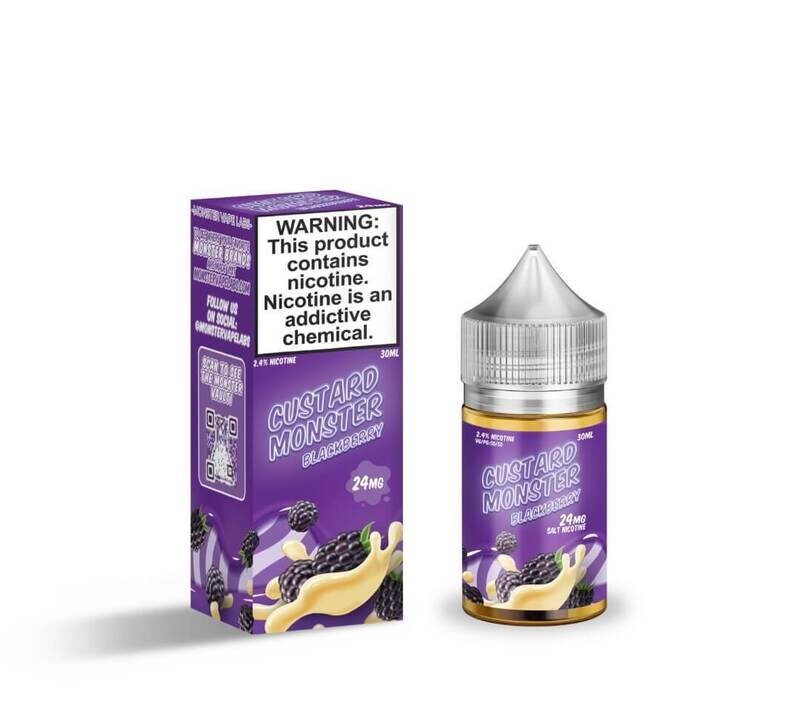 Custard Monster Salts | Blackberry