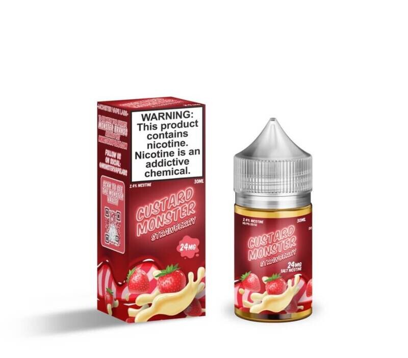 Custard Monster Salts | Strawberry