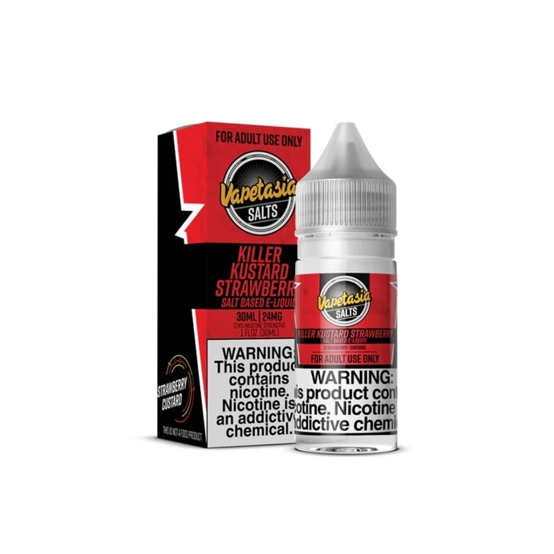 Vapetasia Salts | Strawberry Killer Kustard