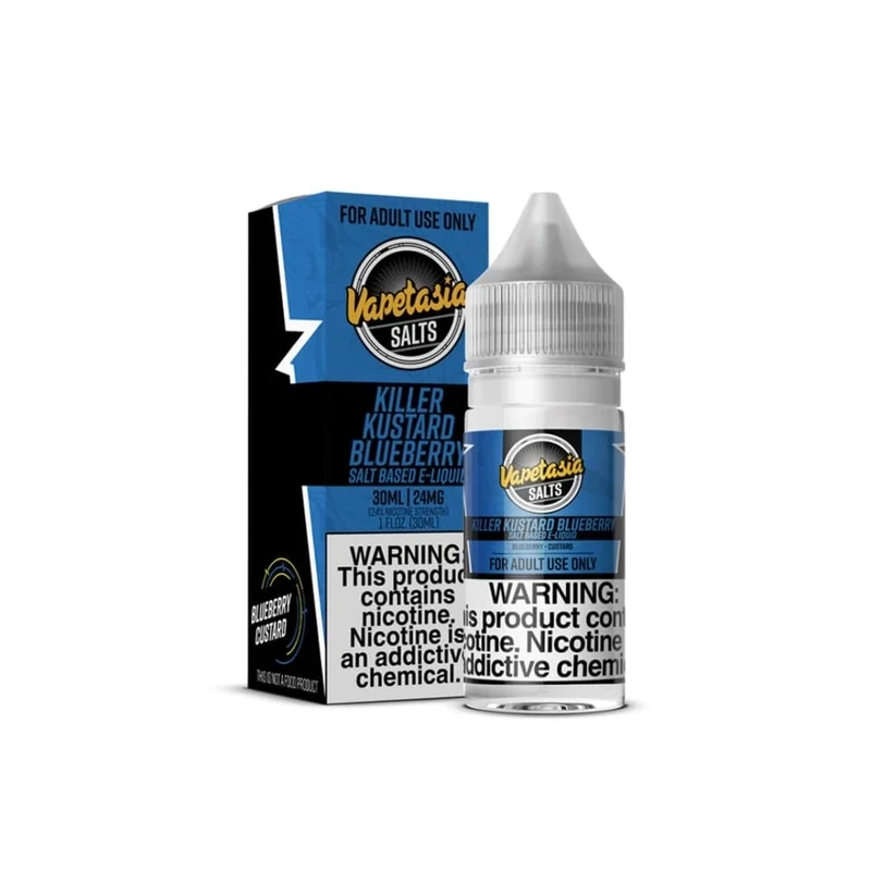 Vapetasia Salts | Blueberry Killer Kustard