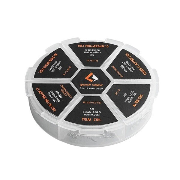 Geekvape | 6 in 1 Pre-Built Coils (Sold by Pair)