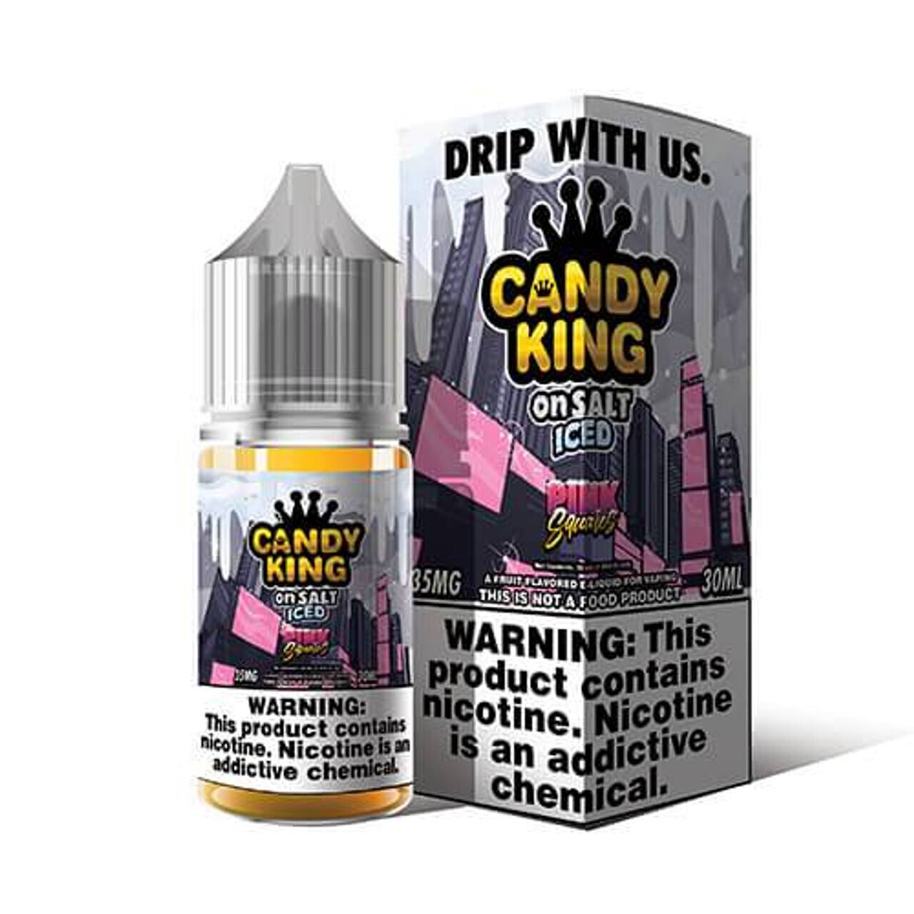 Candy King Salt | Pink Squares Ice