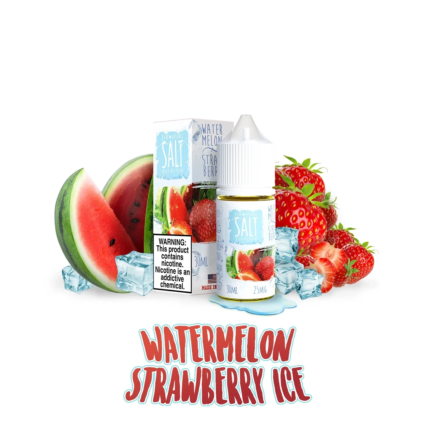 Skwezed Salt | Watermelon Strawberry Ice