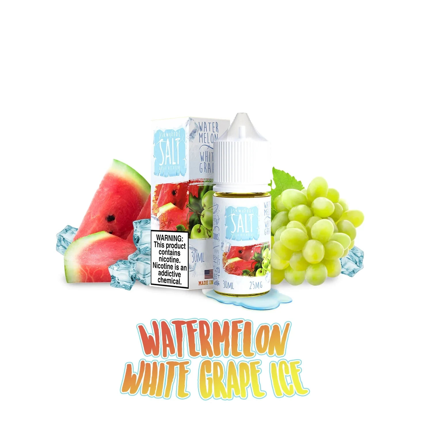 Skwezed Salt | Watermelon White Grape Ice