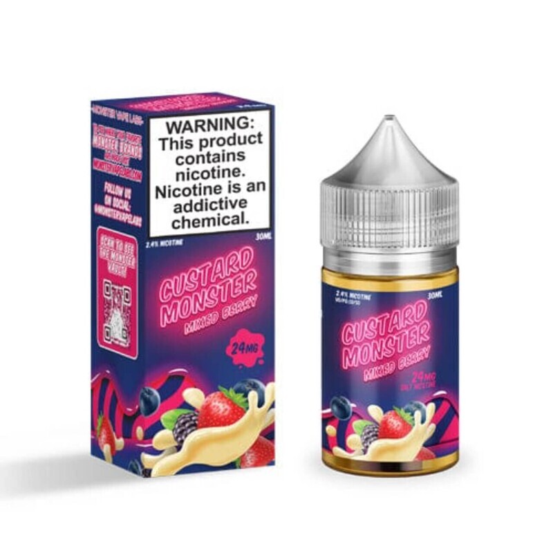 Custard Monster Salts | Mixed Berry