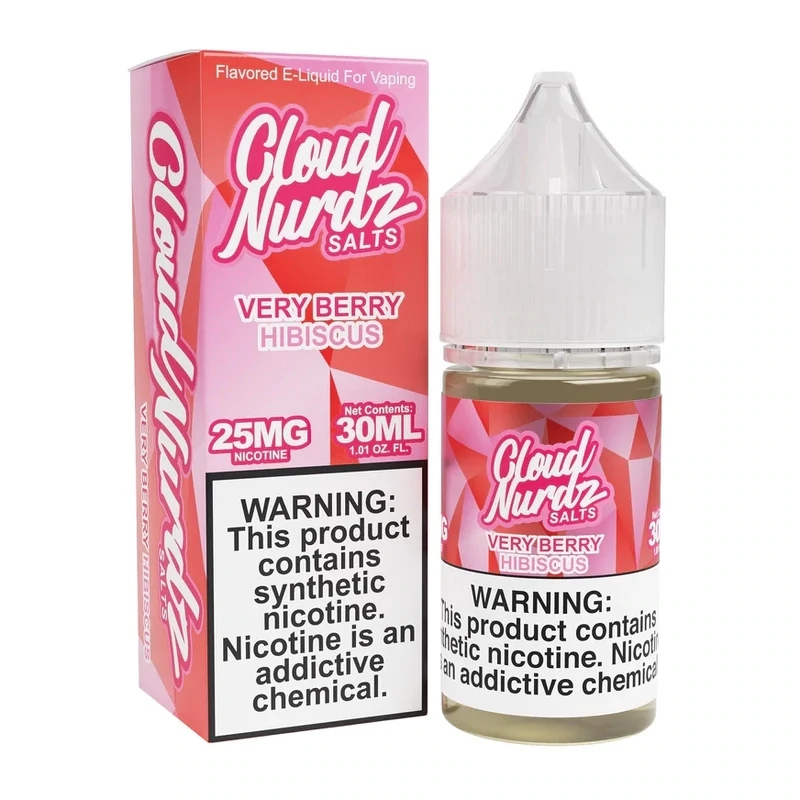 Cloud Nurdz Salts | Very Berry Hibiscus