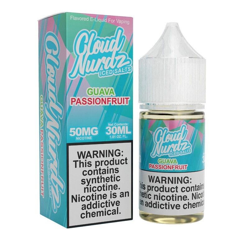 Cloud Nurdz Salts | Guava Passionfruit Ice