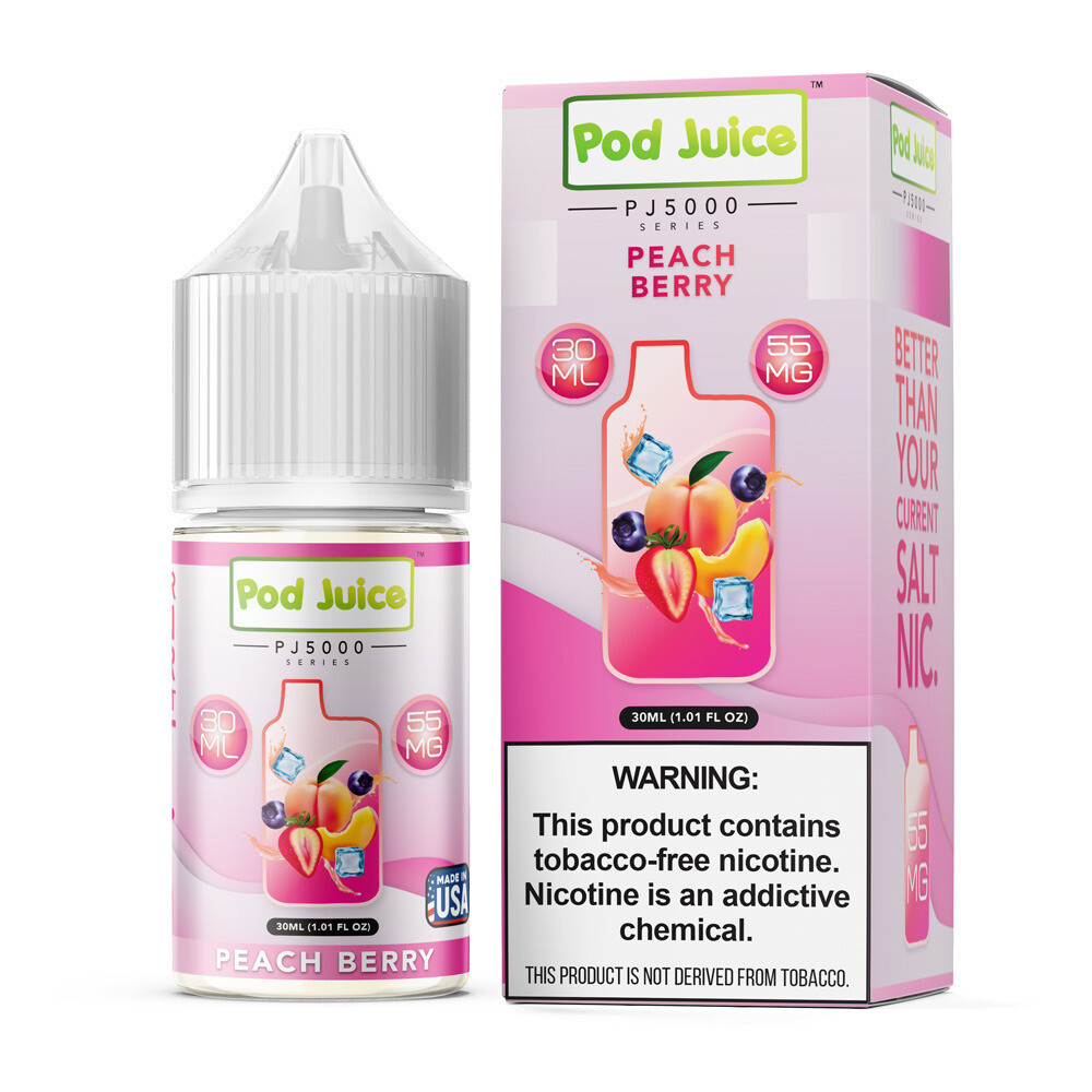 Pod Juice PJ5000 | Peach Berry