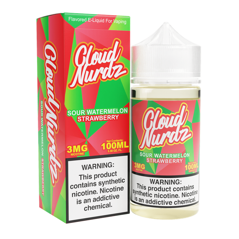 Cloud Nurdz | Sour Watermelon Strawberry