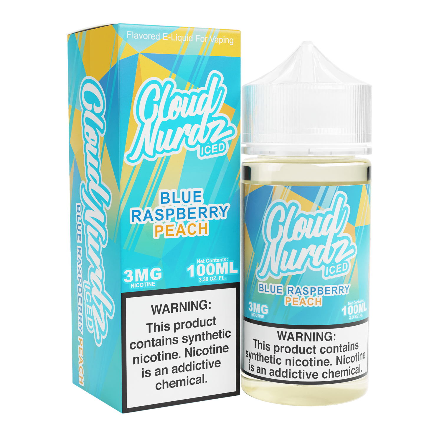 Cloud Nurdz | Blue Raspberry Peach Ice
