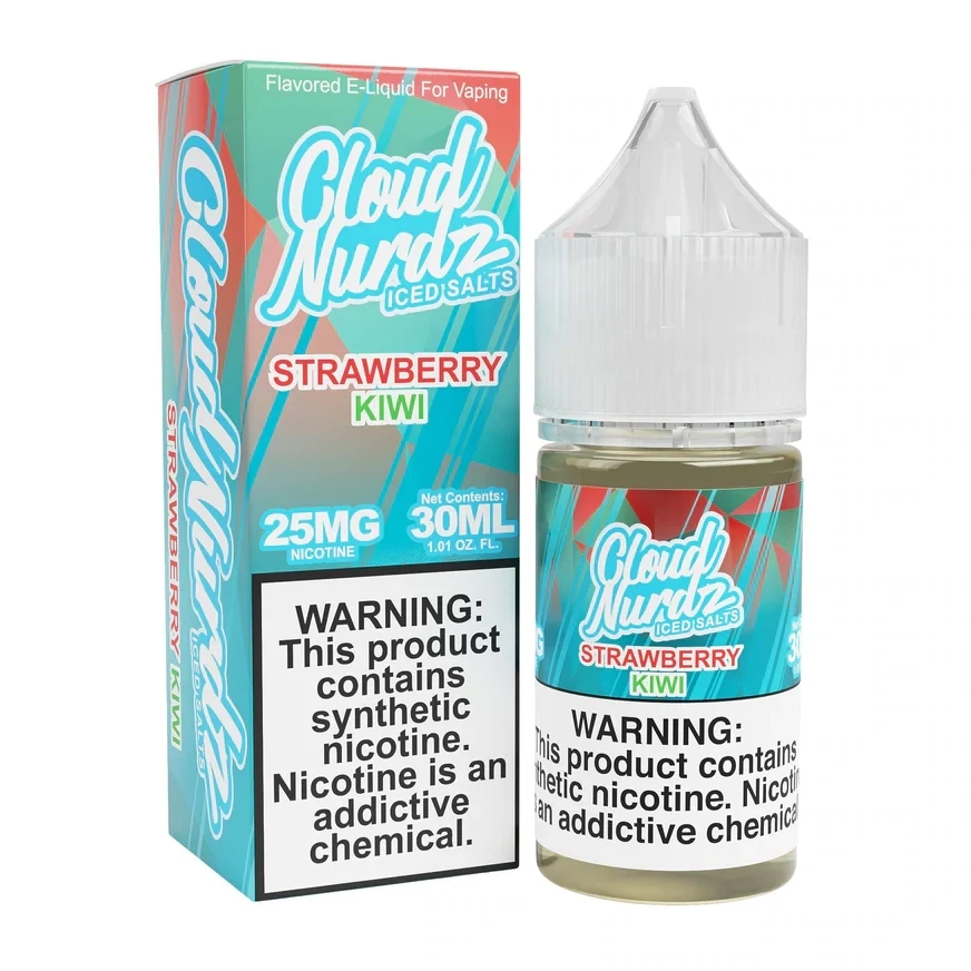 Cloud Nurdz Salts | Strawberry Kiwi Iced