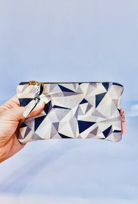 Origami Design Cloth and Leather Purse