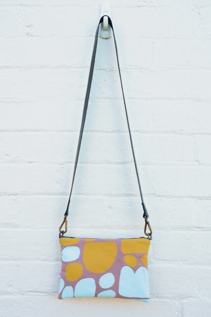 Mint and Mustard Puli Puli Cross Body Bag