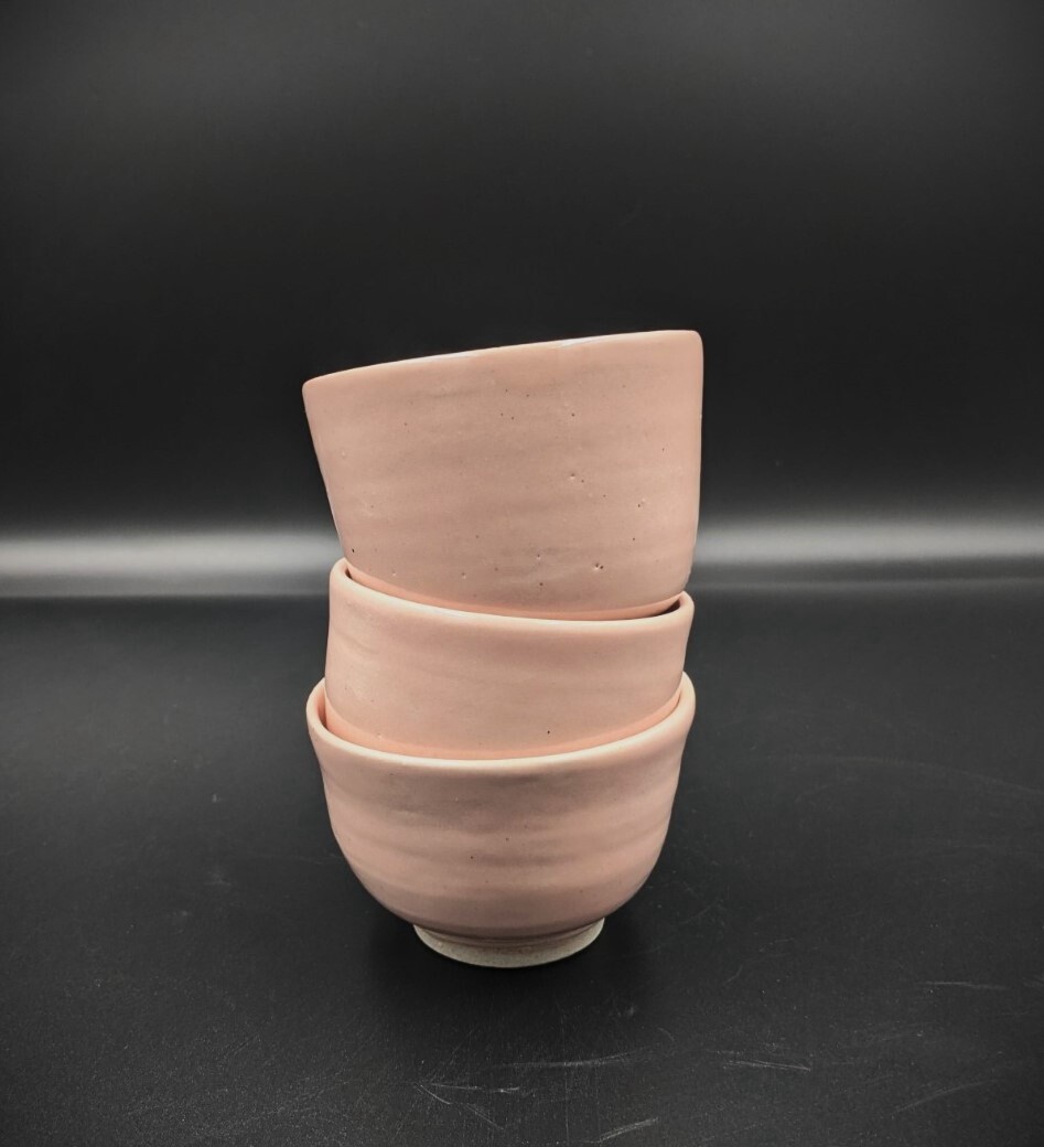Stoneware Pink Cup