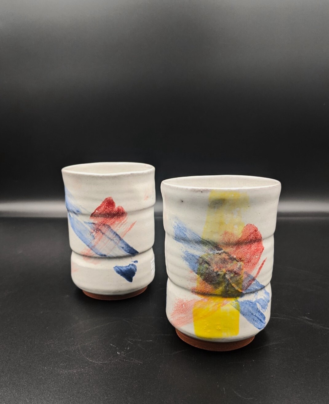 Terracotta Tall Colourful Cup