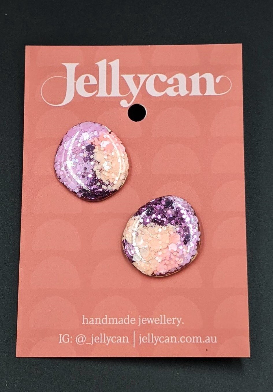 Unicorn Glitter Large Studs