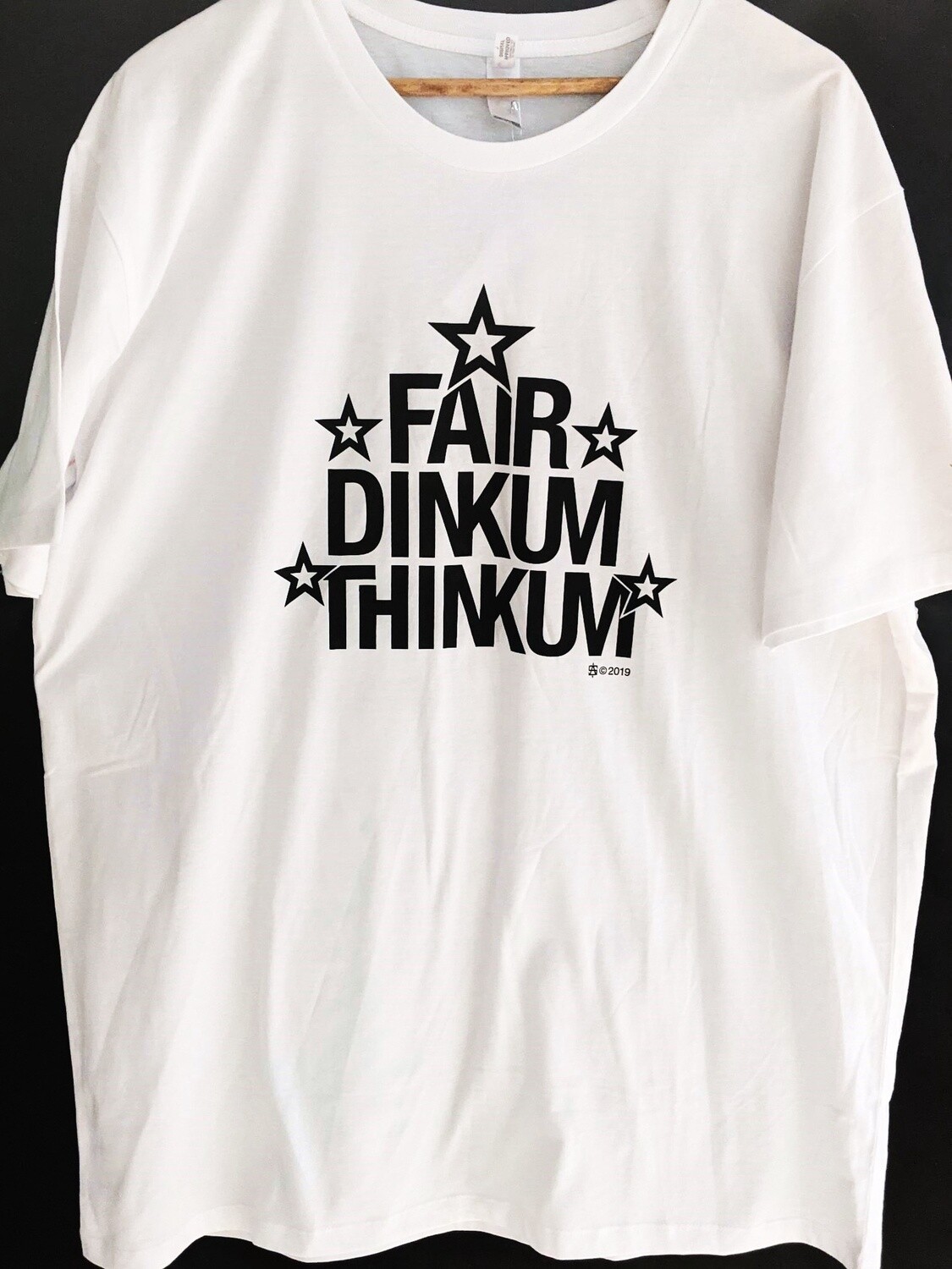 Fair Dinkum white T-shirt, Size: S, Colour: White