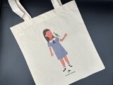 Cotton Tote Bags, Design: School Girl