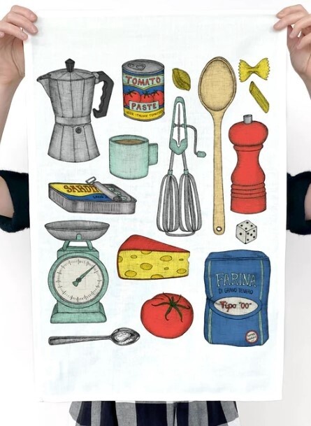 Art Tea Towel, Design: Italian Kitchen