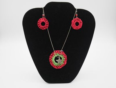 Aunty Michelle- Neackland and Earing set