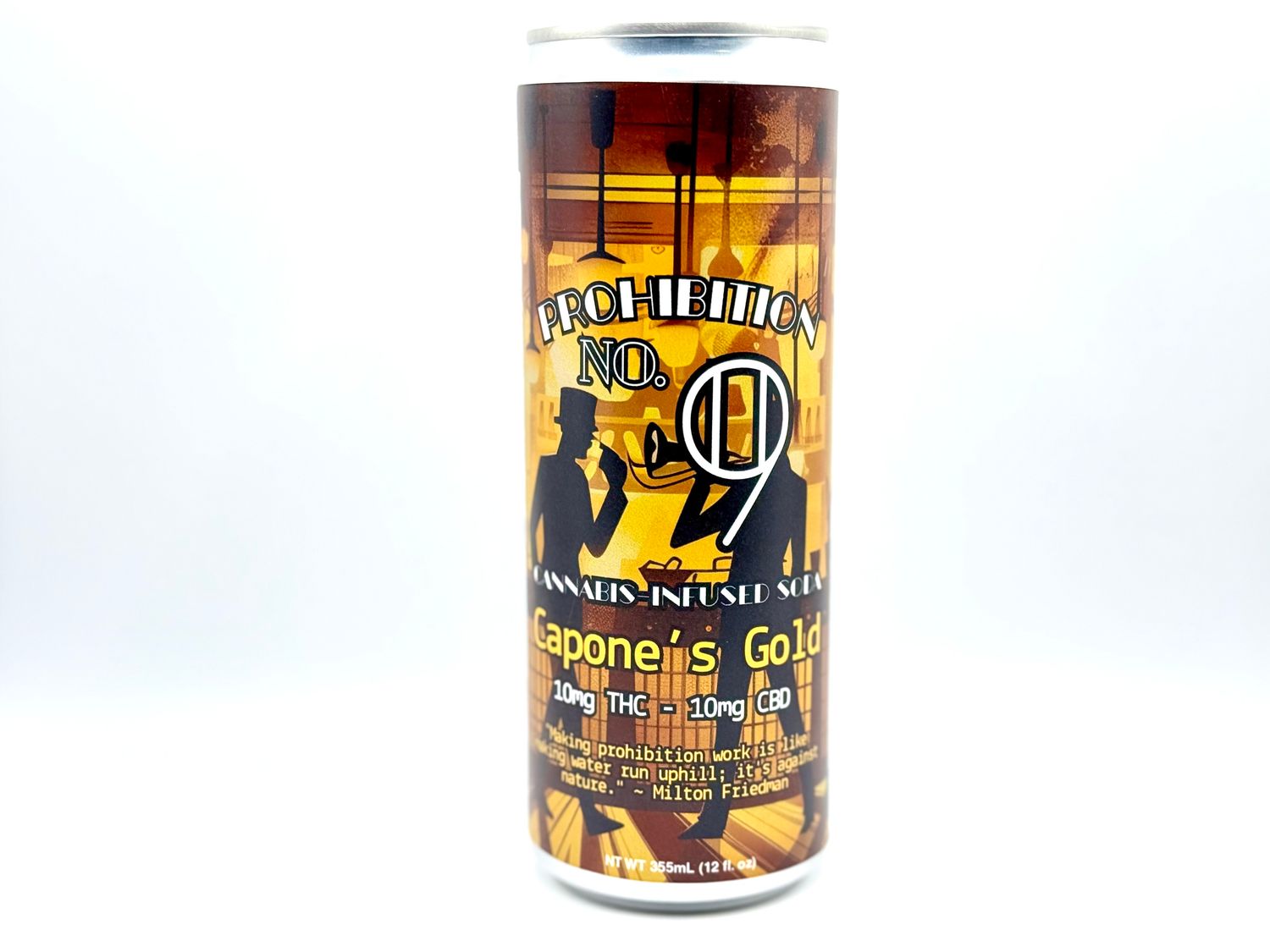 Delta 9 THC - Beverage - Prohibition 9 Capone&#39;s Gold
